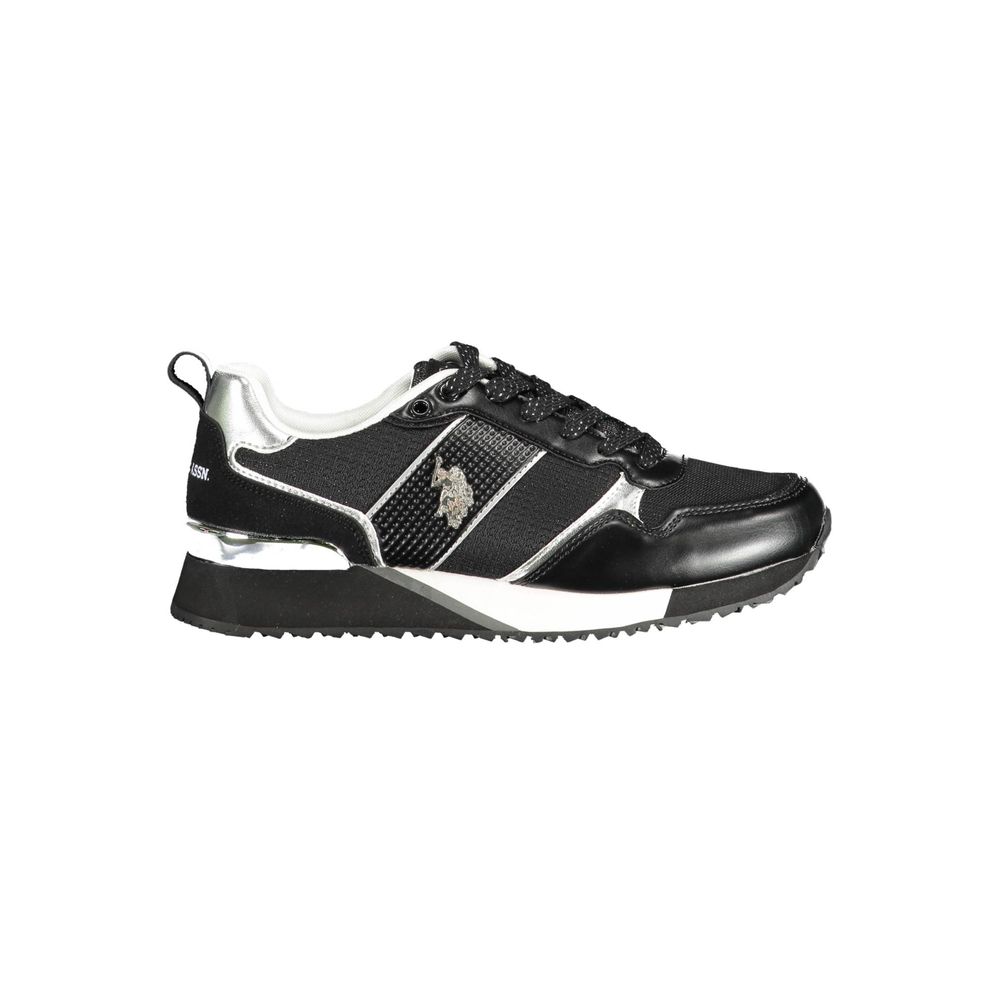 White Polyester Sneaker