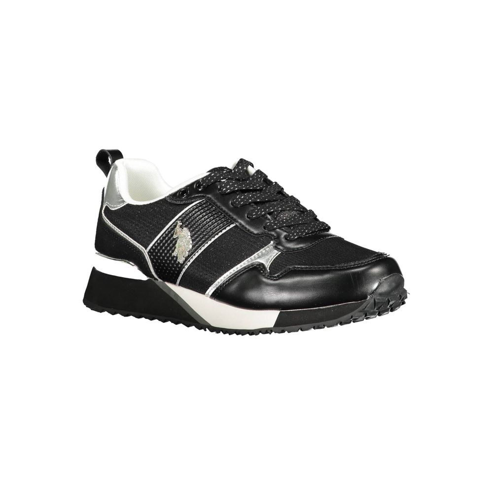 White Polyester Sneaker