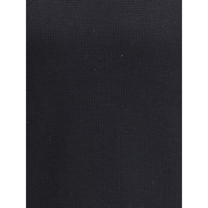 Black Merino Wool Turtleneck