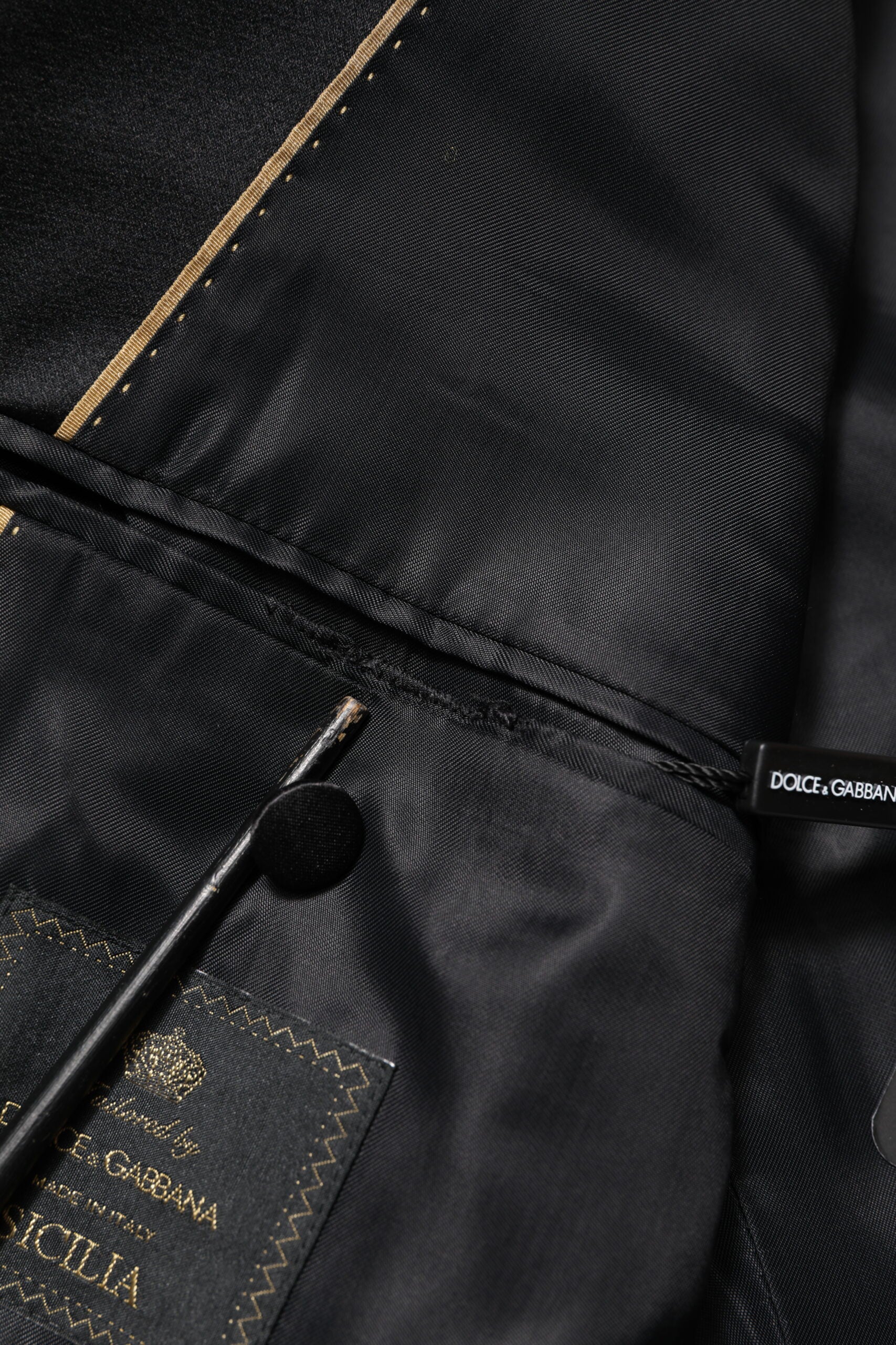 Orange SICILIA Double Breasted Coat Blazer