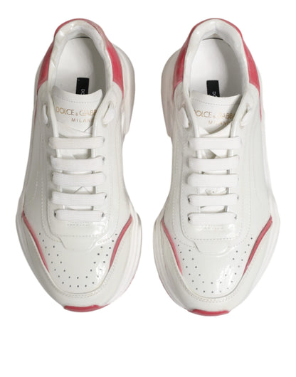 White Pink Daymaster Low Top Sneakers Shoes