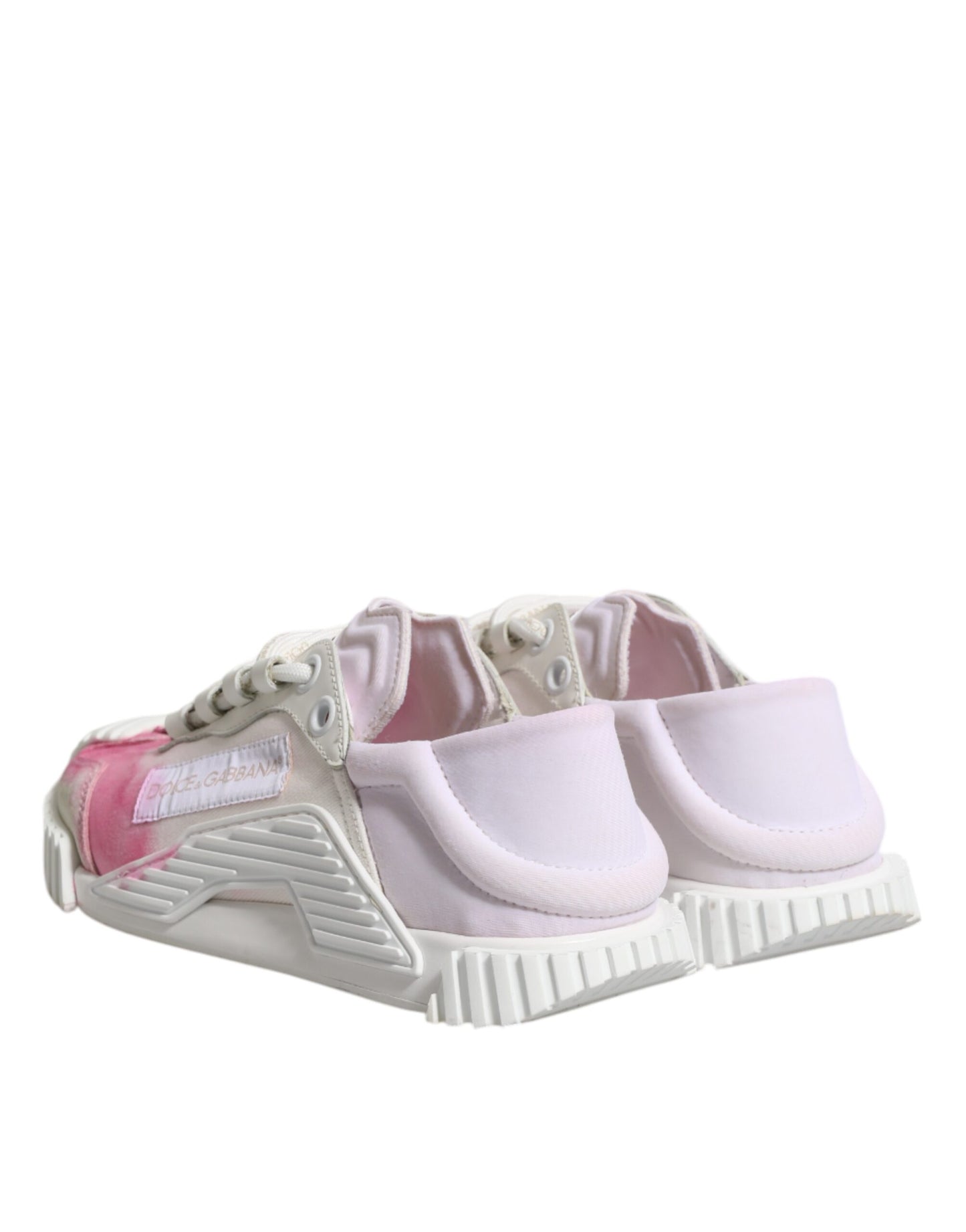 White NS1 Lace Up Low Top Sneakers Shoes