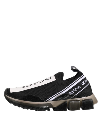 Black Sorrento Slip On Low Top Sneakers Shoes