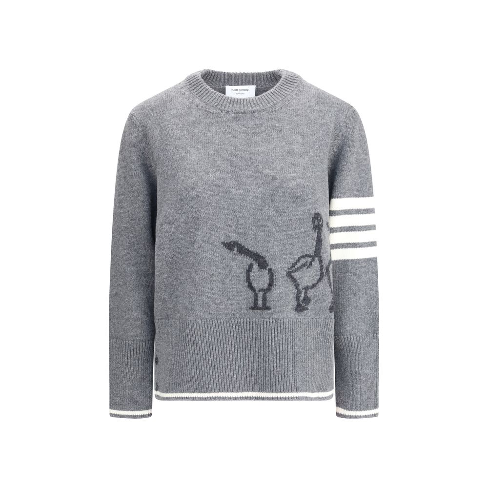Gray Fleece Wool Sweatshirt