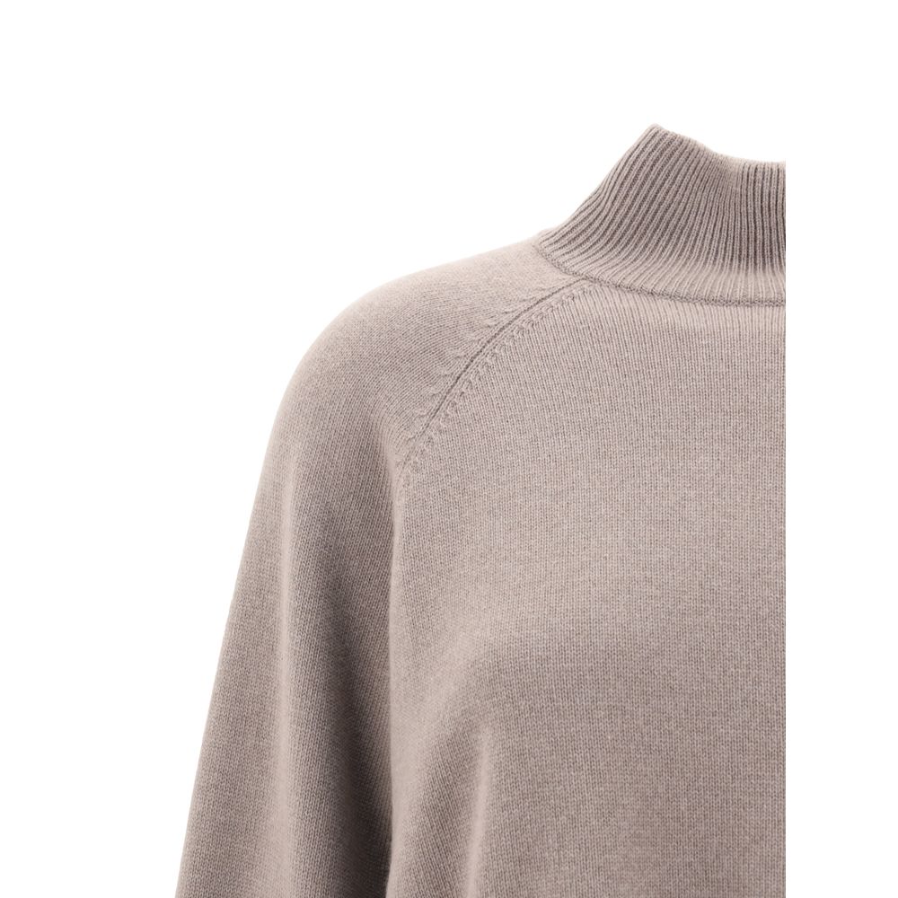 Brown Cashmere Turtleneck