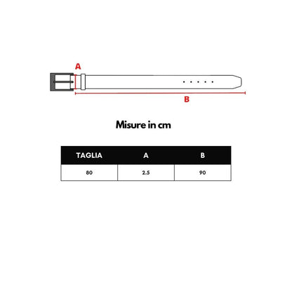 Gold Leather Regular Belt