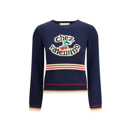 Blue Cotton Sweatshirt