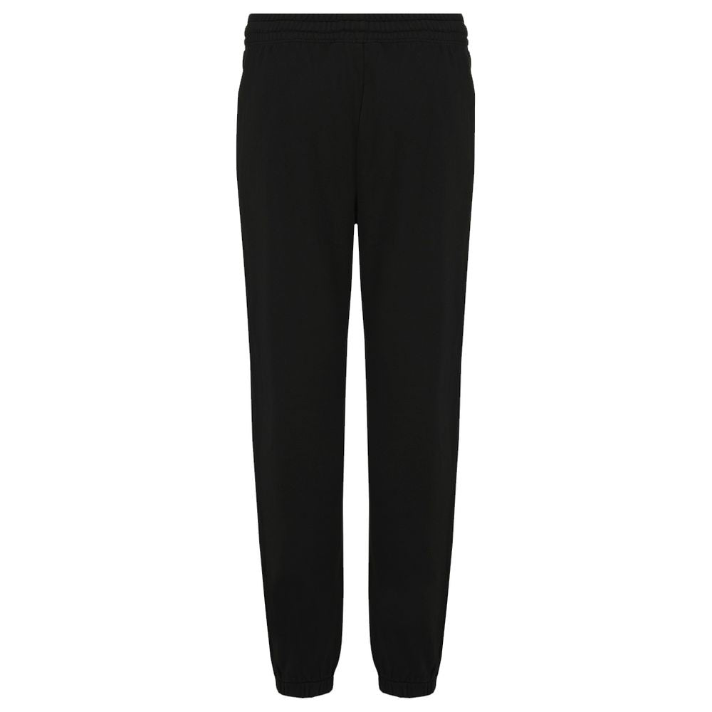 Black Cotton Men Sweatpant
