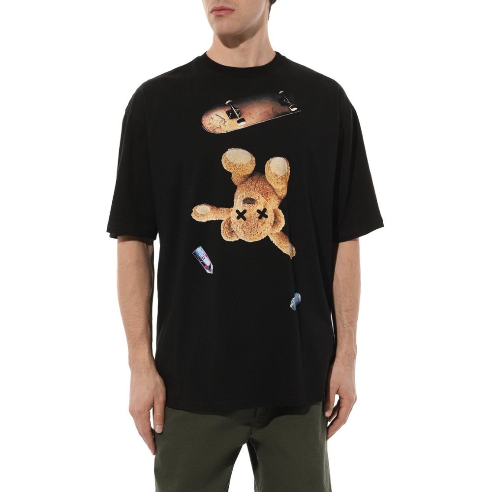 Black Cotton T-Shirt