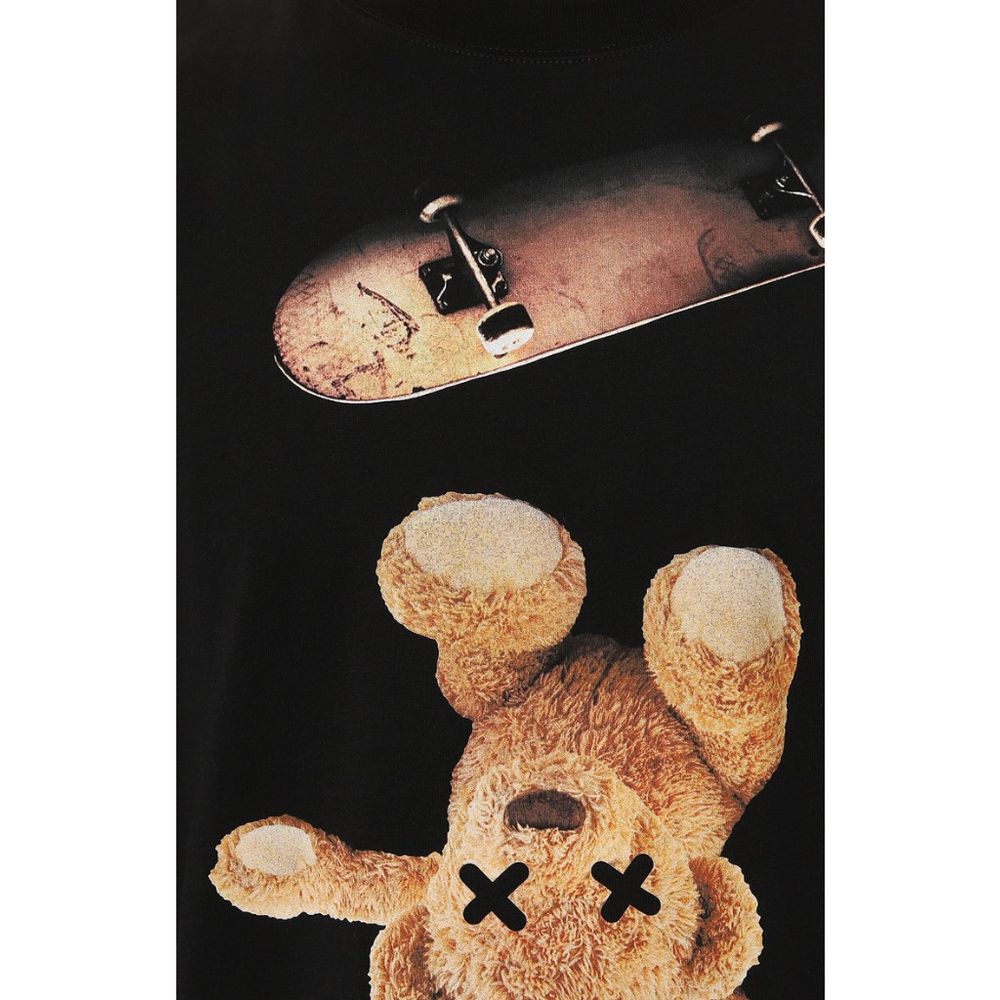 Black Cotton T-Shirt