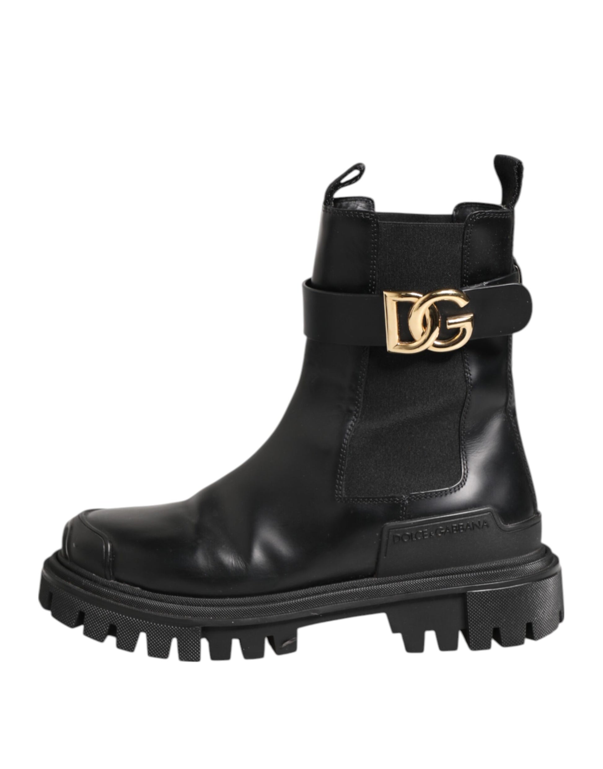 Black Gold DG Logo Trekking Calf Boots Shoes