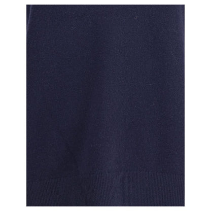 Blue Cashmere Sleeveles Sweater