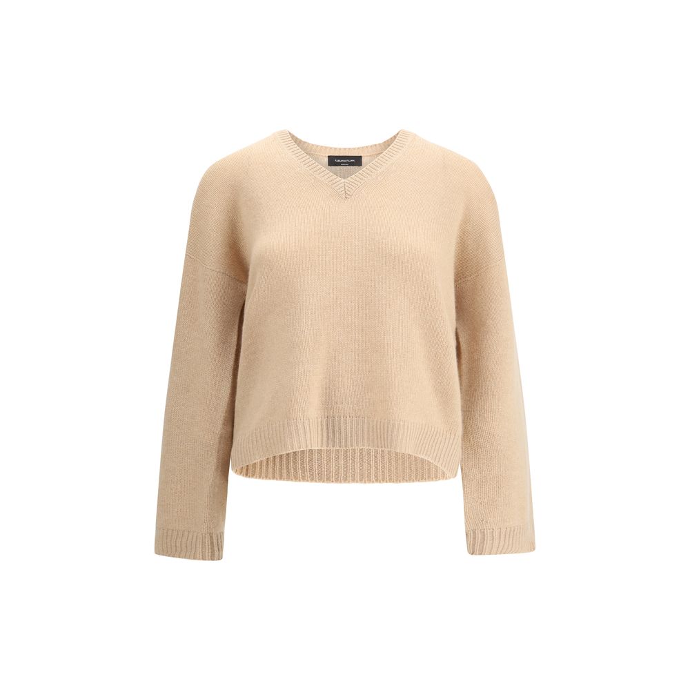 Beige Cashmere Cashmere Sweater