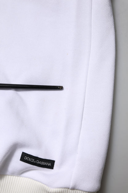 White Sacred Heart Hooded Sweatshirt Sweater