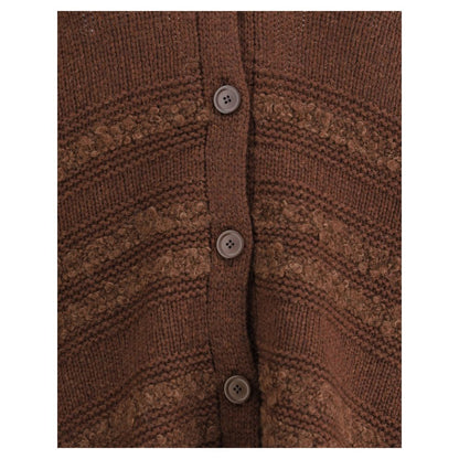 Brown Camel Hair  Cardigan