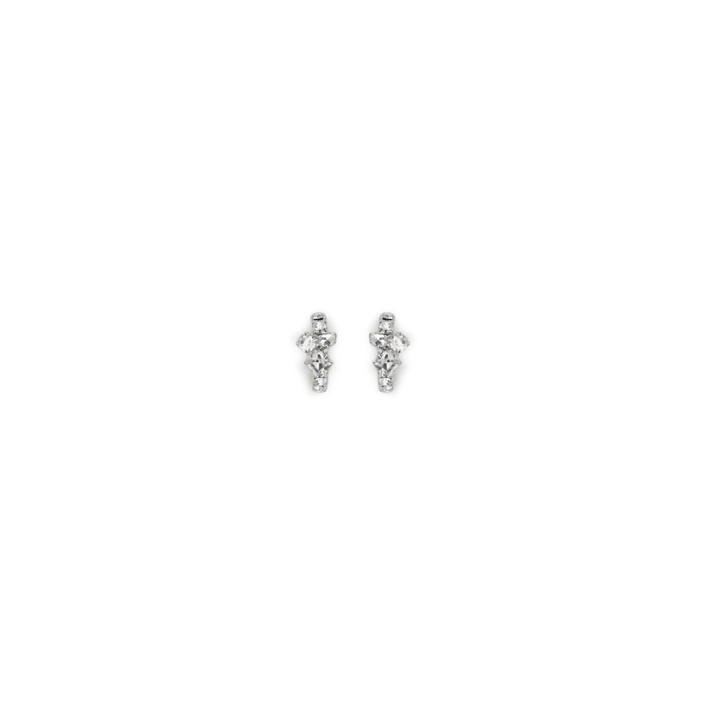 Silver Brass Earrings