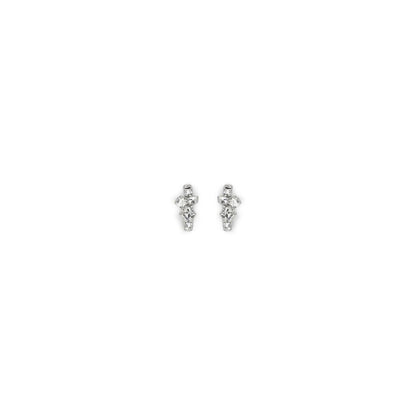 Silver Brass Earrings