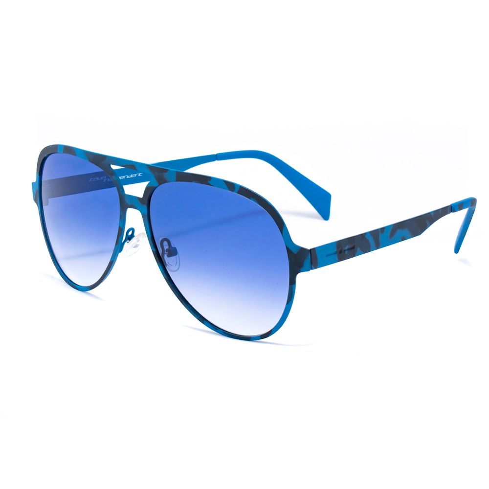 Blue Metal Sunglasses