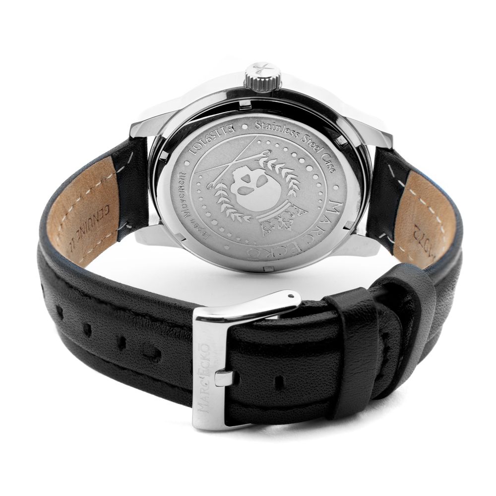 Black Leather Dress Watches
