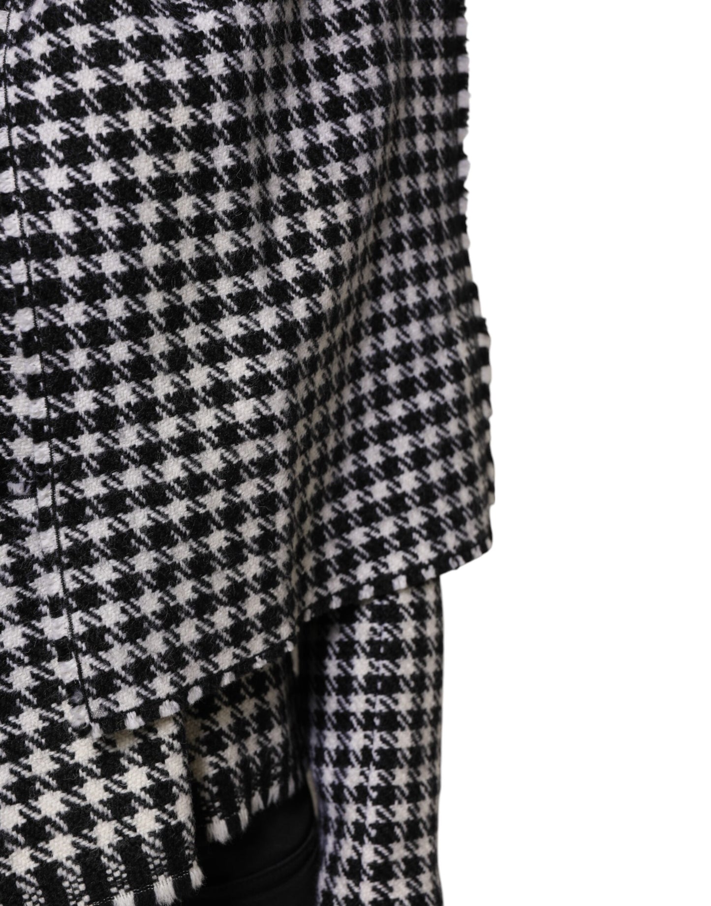 Multicolor Wool Monochrome Patterned Jacket