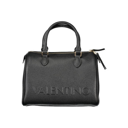 Black Polyethylene Women Handbag