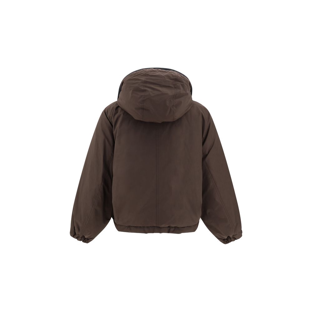 Brown Polyester Coat