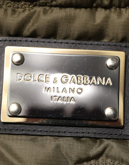 Multicolor Patchwork PolyesterQuilted Jacket