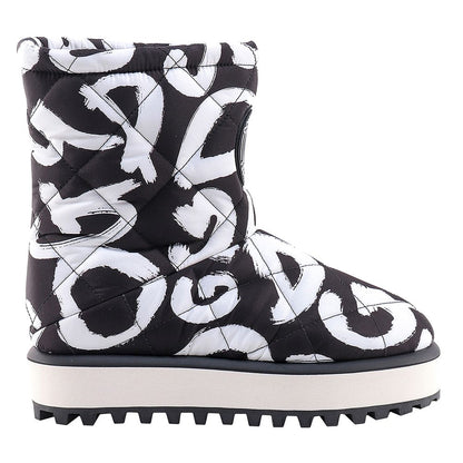 Black Nylon Men Boot