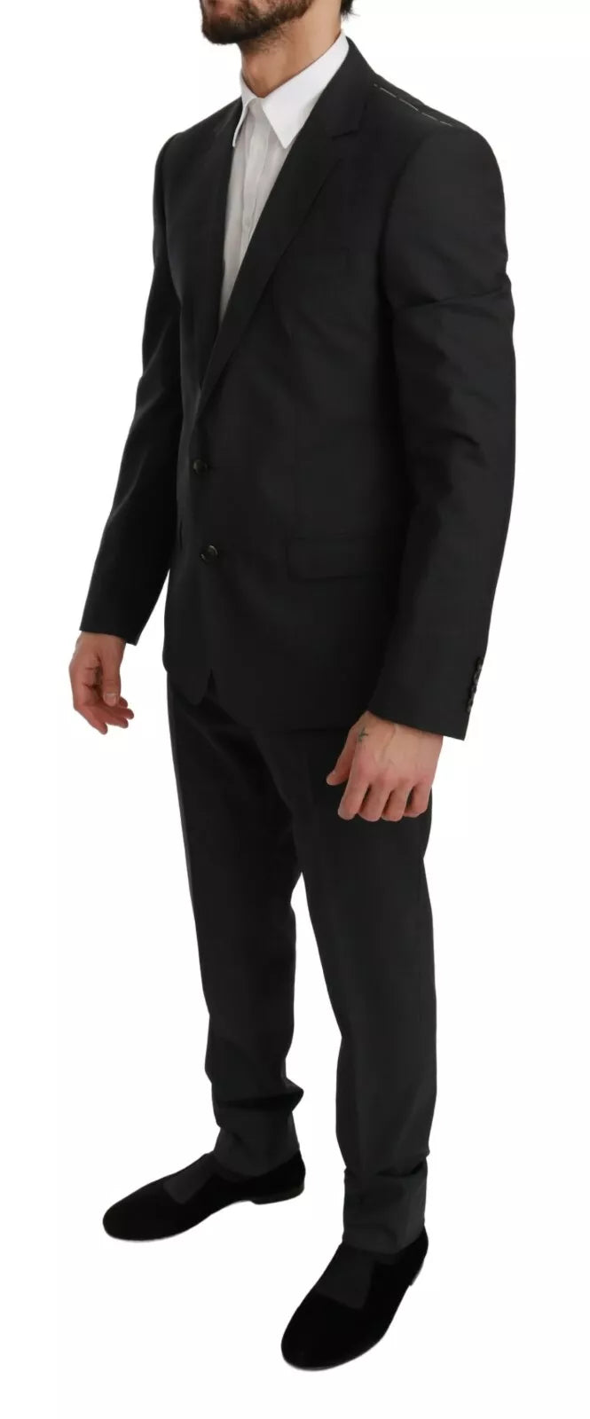 Slim Fit MARTINI Wool Gray Suit