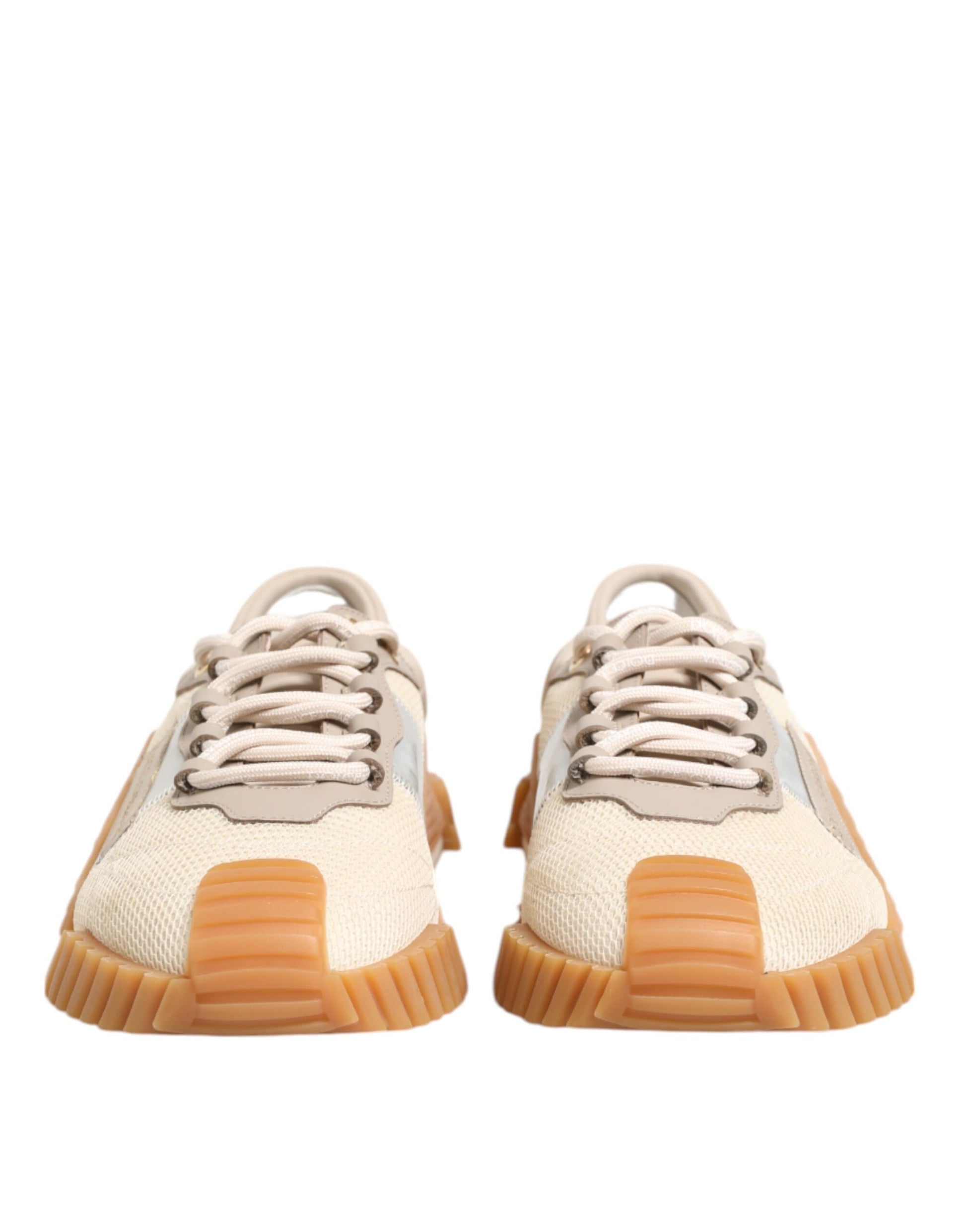 Beige Lace Up Low Top NS1 Men Sneakers Shoes