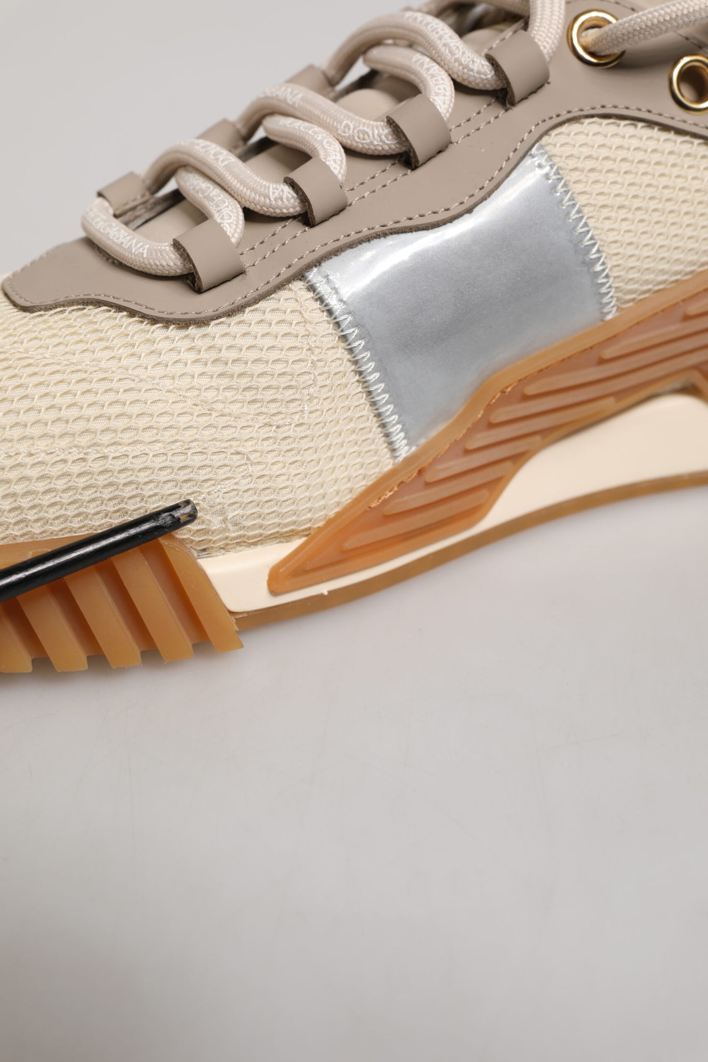 Beige Lace Up Low Top NS1 Men Sneakers Shoes