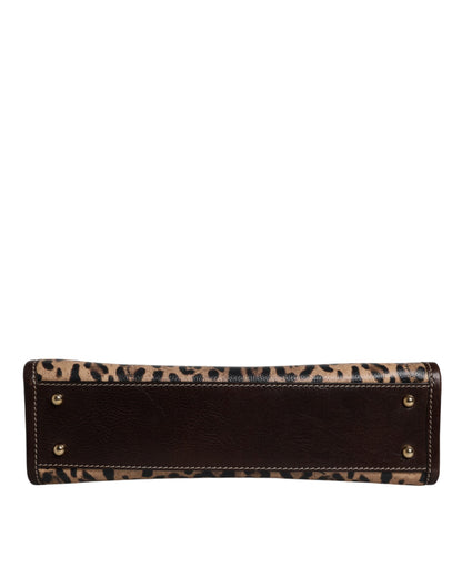Multicolor Leopard Shopping Tote Shoulder WomenBorse Bag