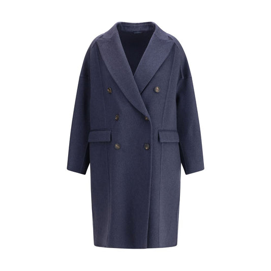 Blue Cashmere Coat