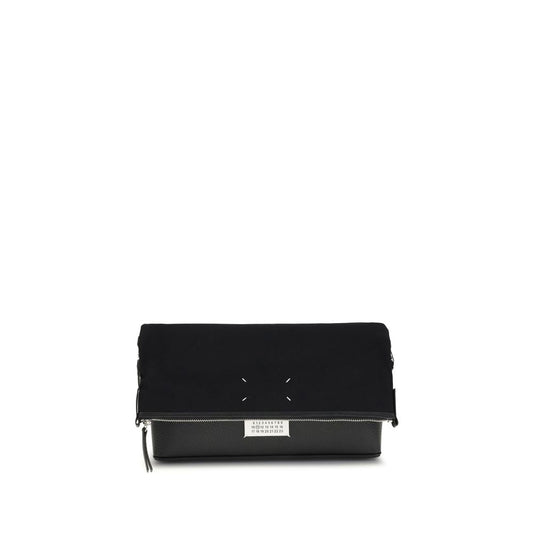 Black Cotton Shoulder Bag