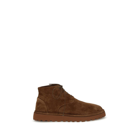 Brown Calf Leather Bos Taurus Lace-Up Boots
