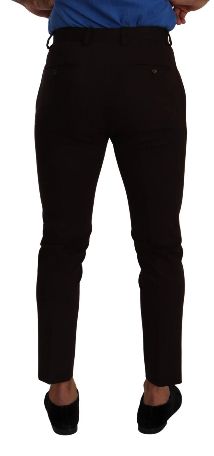 Bordeaux Cotton Stretch Skinny Trouser
