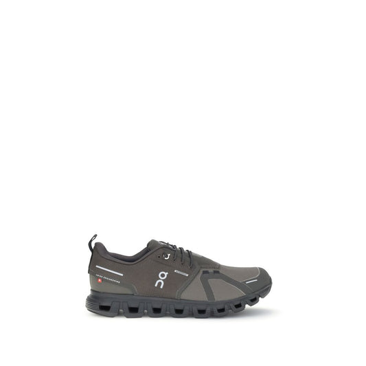 Black Recycled Polyester Athletic Sneakers