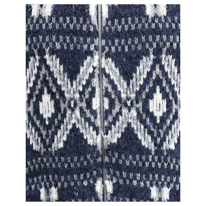 Blue Alpaca Vicugna Pacos Cardigan
