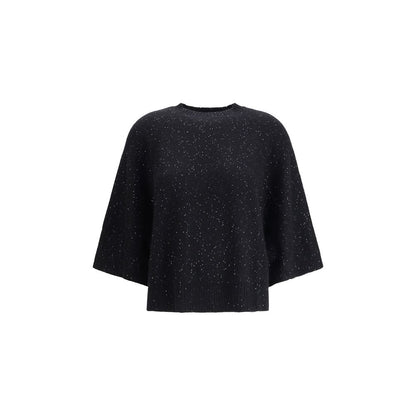 Black Fleece Wool Sweatshirt