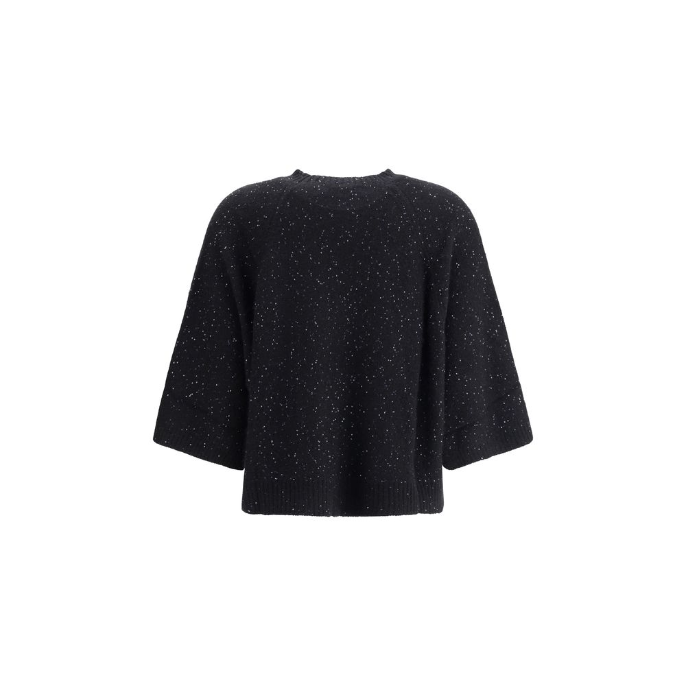 Black Fleece Wool Sweatshirt