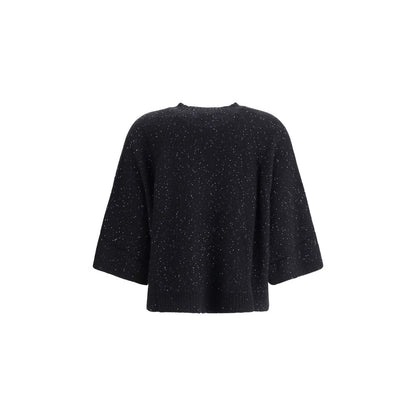 Black Fleece Wool Sweatshirt
