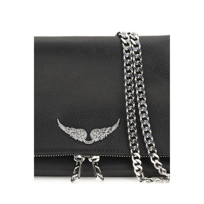 Black Leather Shoulder Bag