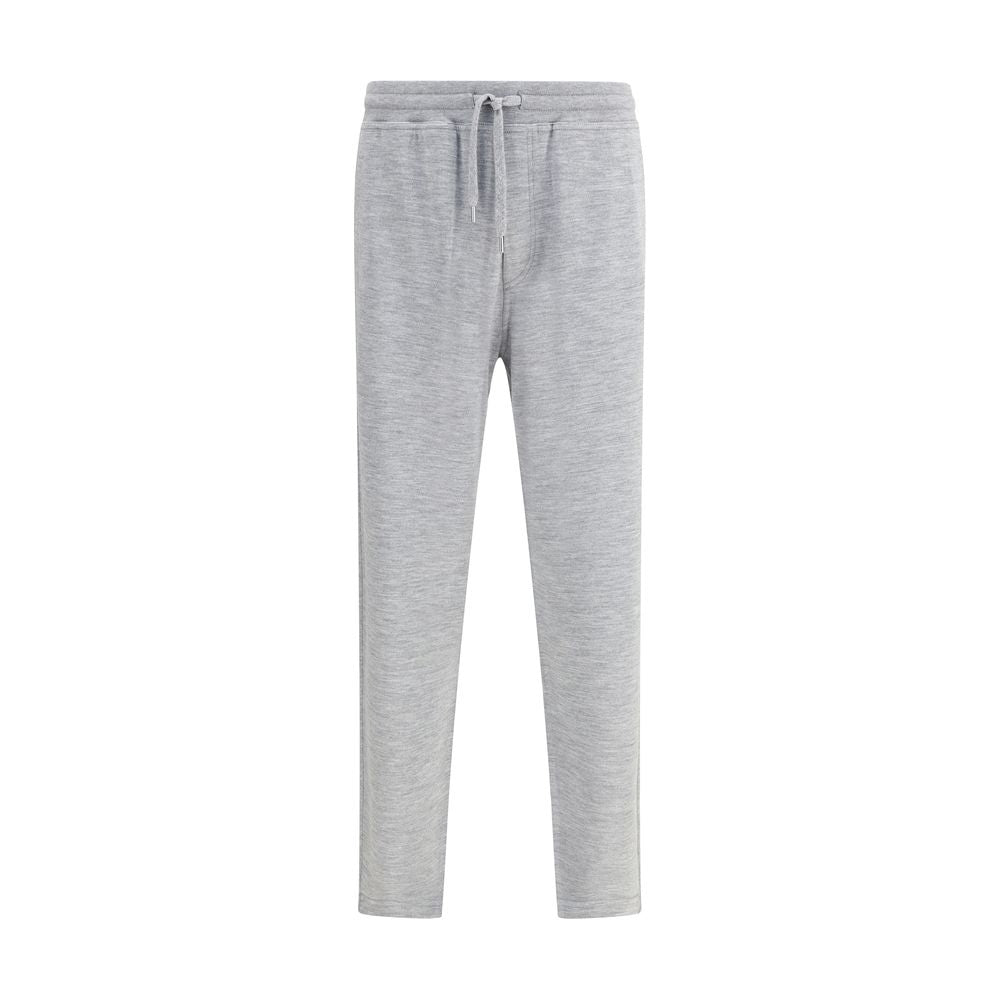 Gray Cashmere Athletic Pants