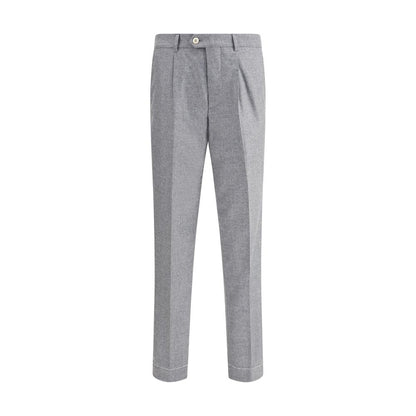 Gray Cashmere Casual Pants