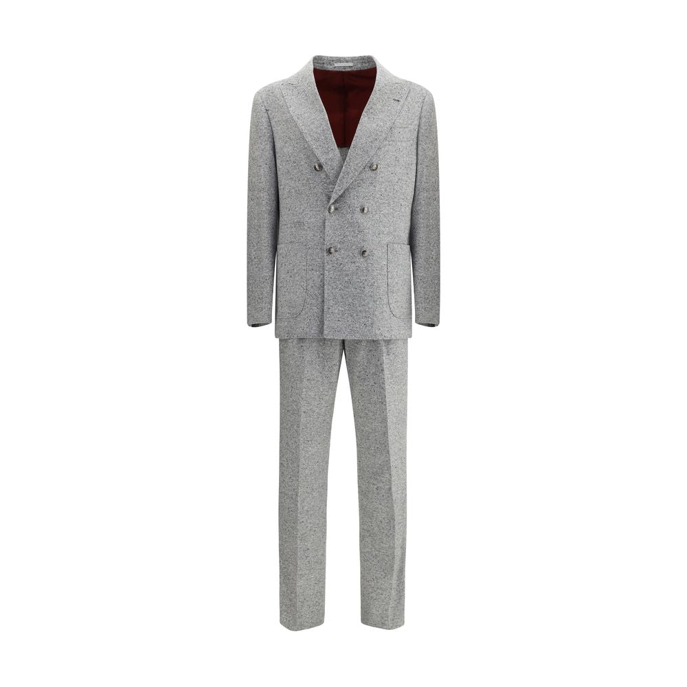 Gray Wool Two-Piece Suit