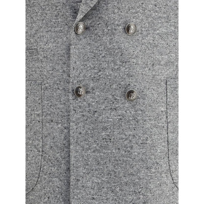 Gray Wool Two-Piece Suit