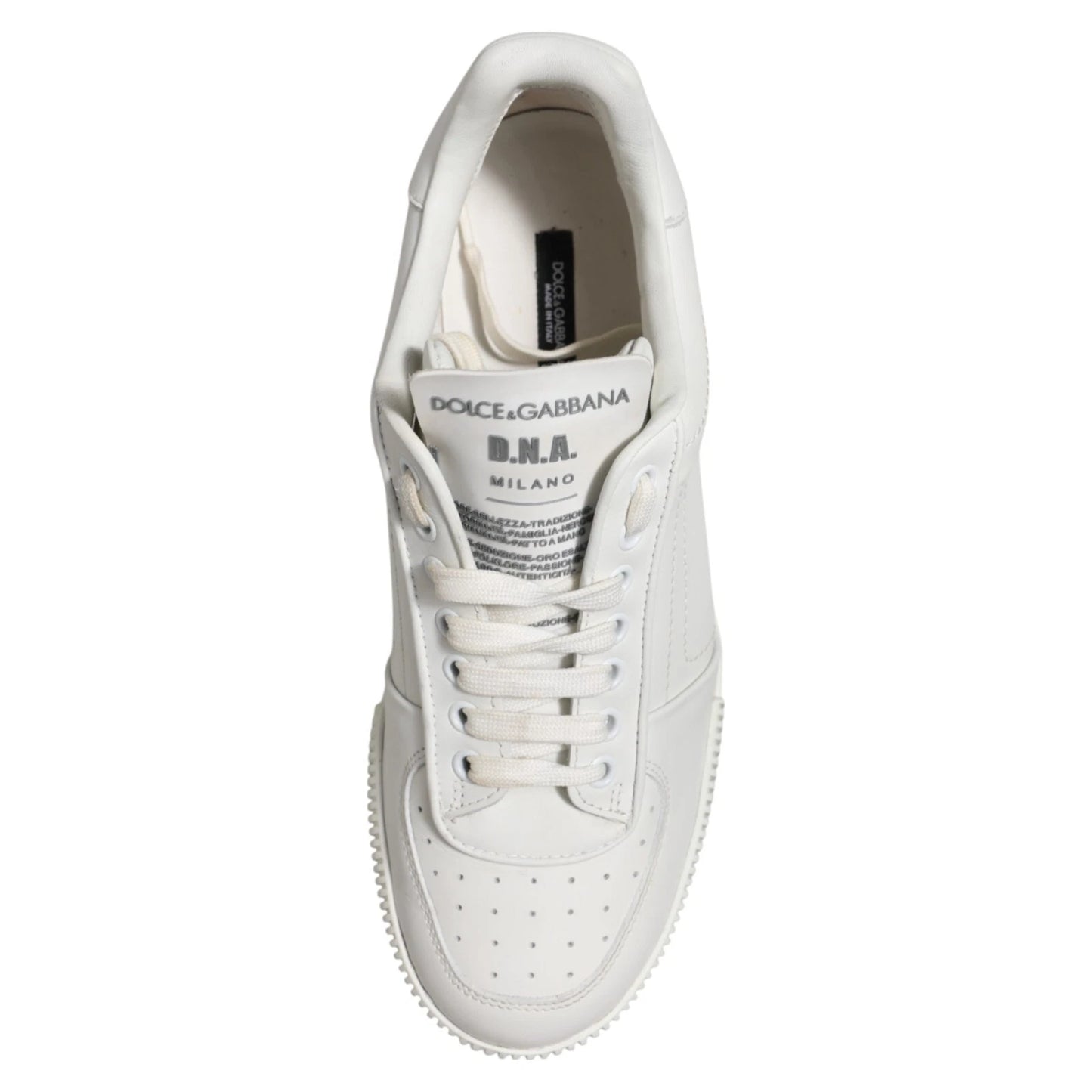 White Miami Leather Low Top Men Sneakers Shoes