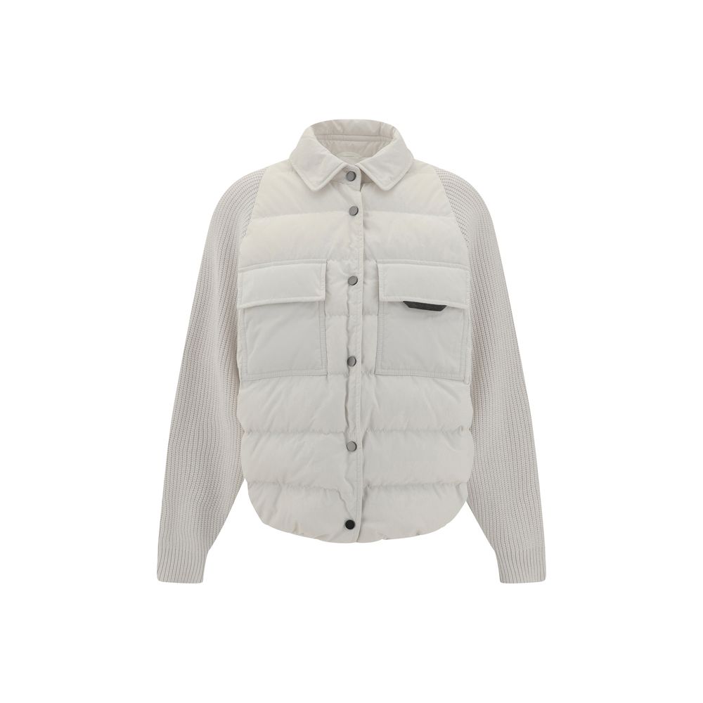 White Polyamide Coat