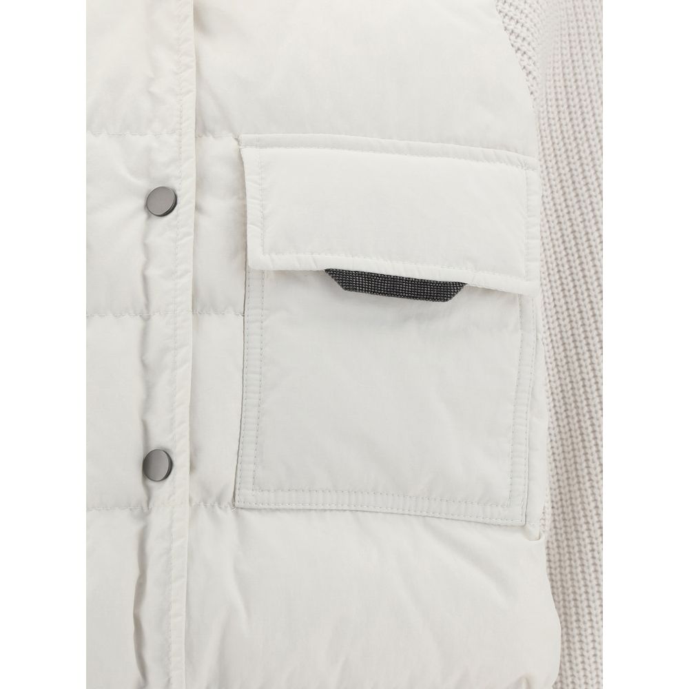 White Polyamide Coat
