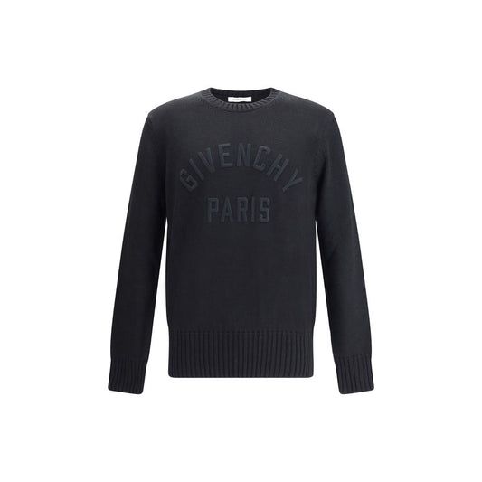 Black Cotton Sweatshirt